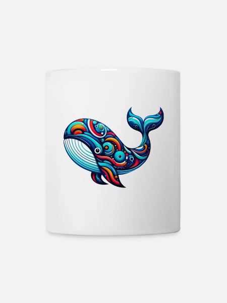 Wal - Tasse - Weiß