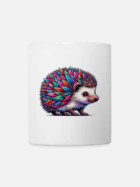 Hérisson - Mug blanc - blanc
