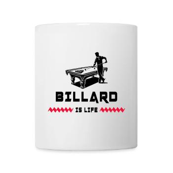 Le billard c'est la vie - Mug blanc - blanc - Devant