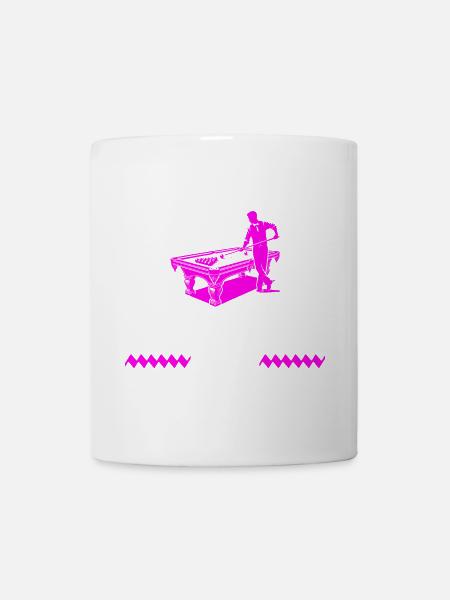 Billard ist Leben - Tasse - Weiß