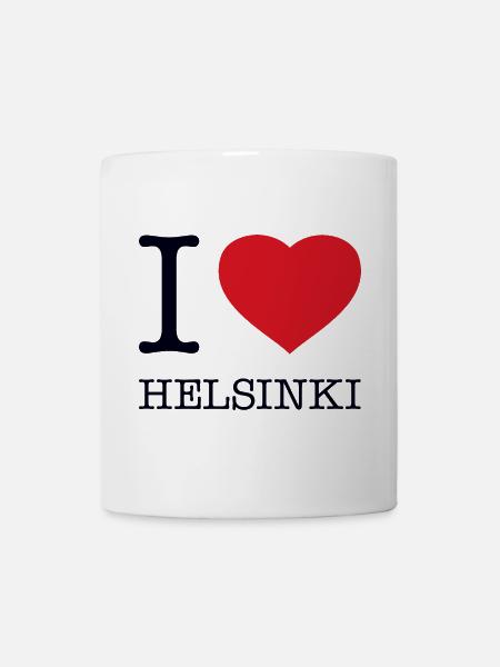 ME ENCANTA HELSINKI Suomi Finlandia - Taza - blanco