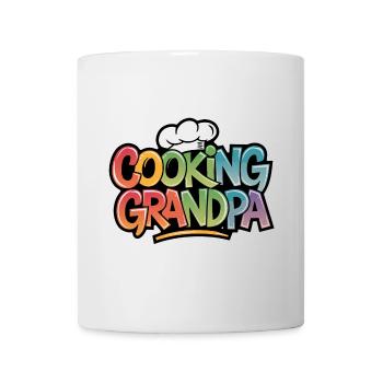 Here comes the cooking grandpa - Mug - white - Front