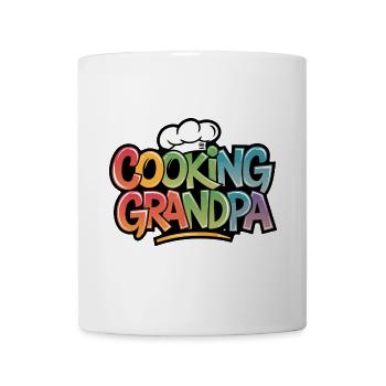 Here comes the cooking grandpa - Mug - white - Front