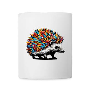 Hérisson - Mug blanc - blanc - Devant
