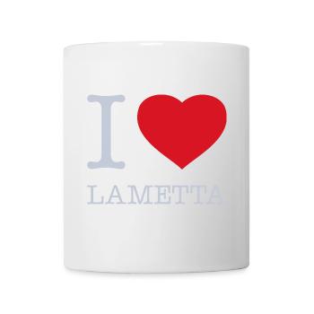 I LOVE LAMETTA - Tasse - Weiß - Vorne