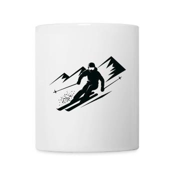 Skiurlaub Skifahrer Skifahren Wintersport - Tasse - Weiß - Vorne