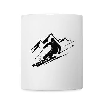 Skiurlaub Skifahrer Skifahren Wintersport - Tasse - Weiß - Vorne