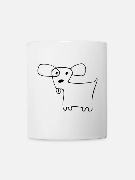 02 Doggie Shorts - Tasse - Weiß