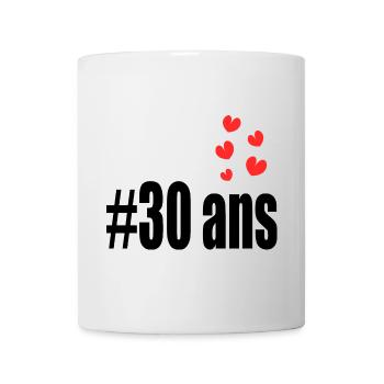 30. 30 YEARS. 30th ANNIVERSARY. 30 YEARS ANNIVERSARY. - Mug - white - Front