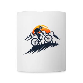 Mountainbike - Tasse - Weiß - Vorne