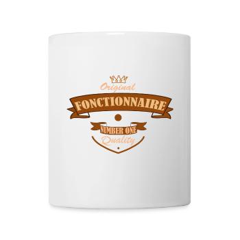 Fonctionnaire - Mug blanc - blanc - Devant