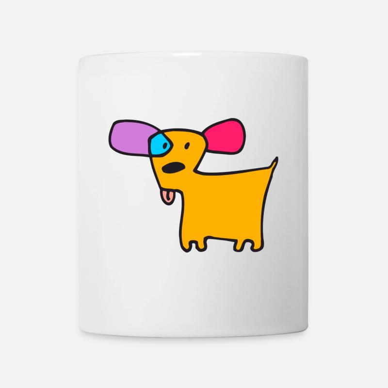 06 Doggie Short Color - Mug - white