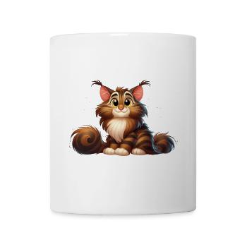 Maine Coon 13 - Tasse - Weiß - Vorne