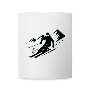 Skiurlaub Skifahrer Skifahren Wintersport - Tasse - Weiß - Vorne