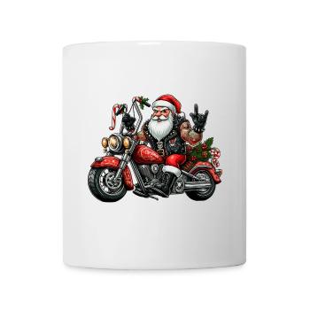 Santa Moto 4 - Tasse - Weiß - Vorne