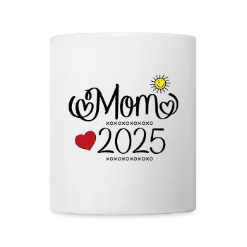 maman 2025 - Mug blanc - blanc - Devant