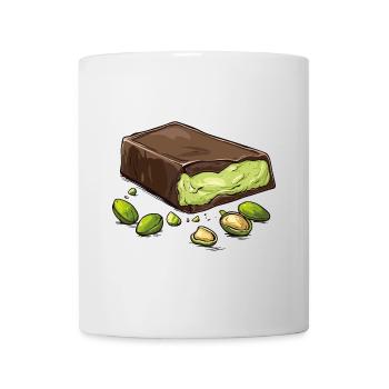 Dubaï Chocolat Pistaches Pistache Crème Chocolat - Mug blanc - blanc - Devant