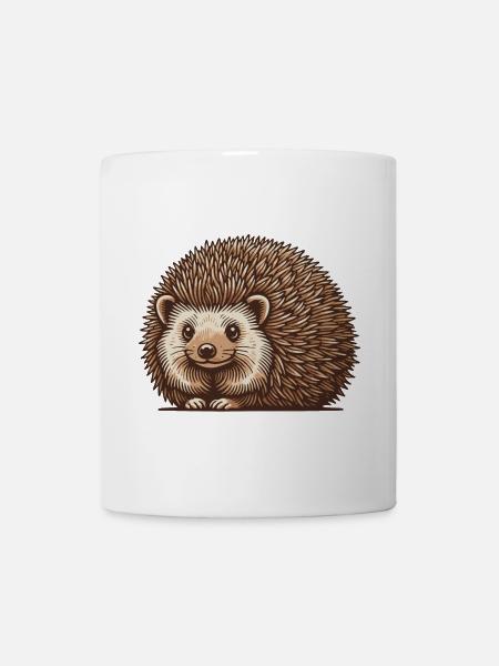 Igel - Tasse - Weiß