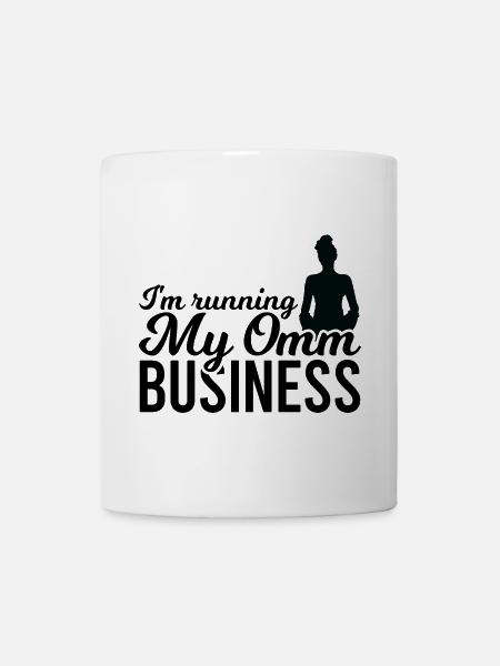 Ich leite mein Omm Geschäft - Tasse - Weiß