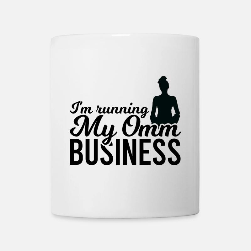 Ich leite mein Omm Geschäft - Tasse - Weiß