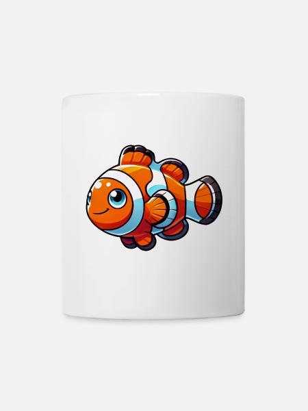Clownfisch - Tasse - Weiß