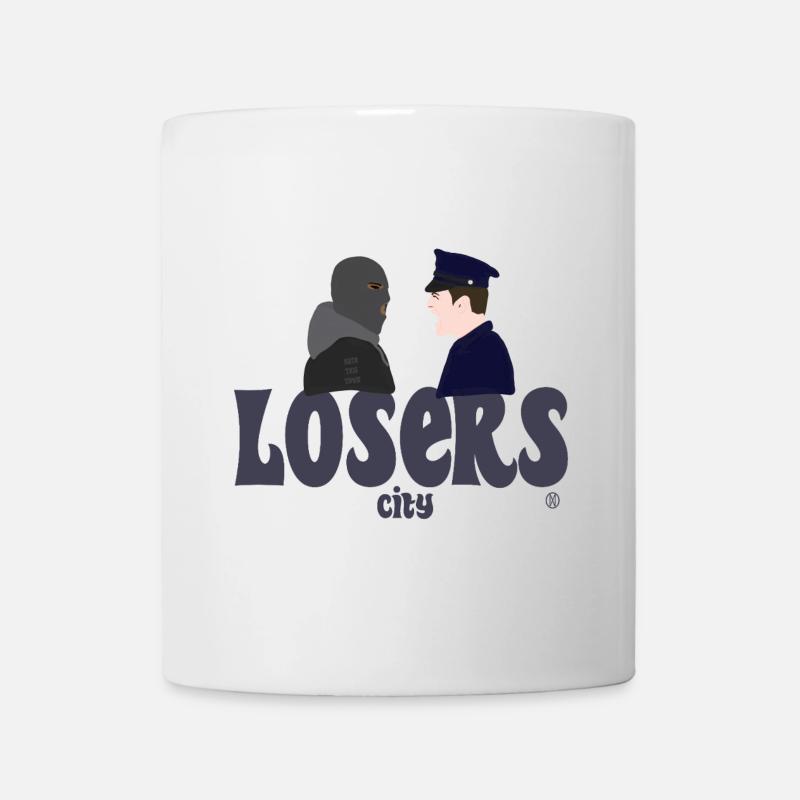 Peuple vs Police - Mug blanc - blanc