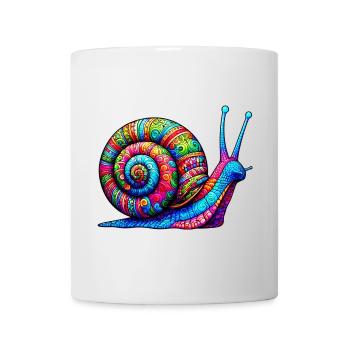 Escargot - Mug blanc - blanc - Devant