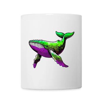 Wal - Tasse - Weiß - Vorne