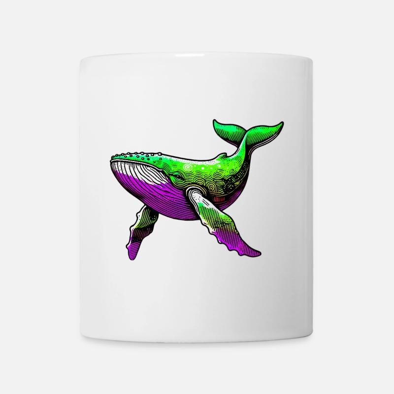 Wal - Tasse - Weiß