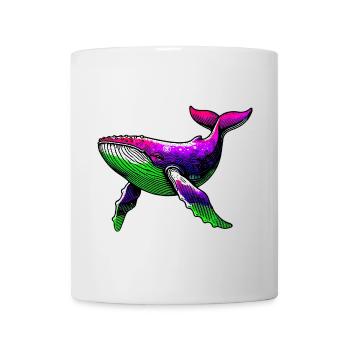 Wal - Tasse - Weiß - Vorne