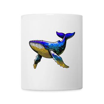 Baleine - Mug blanc - blanc - Devant