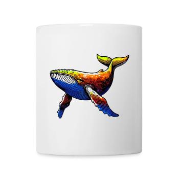 Wal - Tasse - Weiß - Vorne