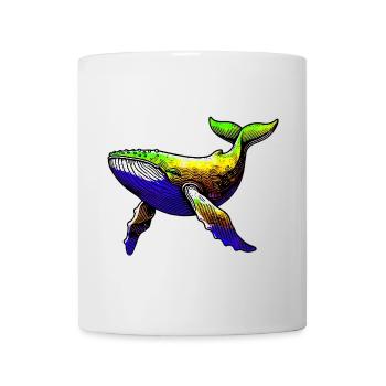 Wal - Tasse - Weiß - Vorne