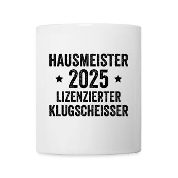 Gardien 2025 Smartass sous licence - Mug blanc - blanc - Devant