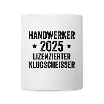 Craftsman 2025 Smartass sous licence - Mug blanc - blanc - Devant