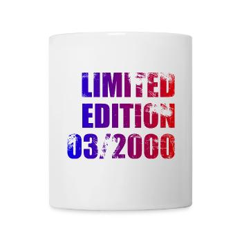 25e anniversaire Edition limitée 03/2000 - Mug blanc - blanc - Devant