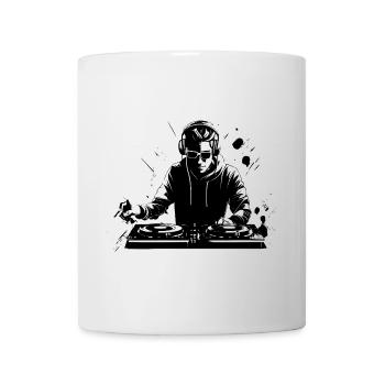 Disc-jockey - Mug blanc - blanc - Devant
