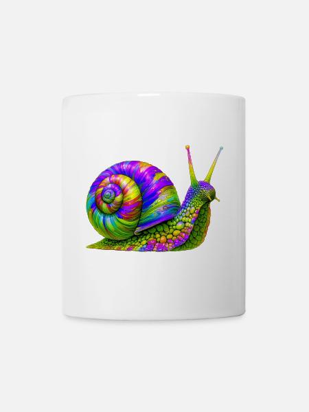 Schnecke - Tasse - Weiß