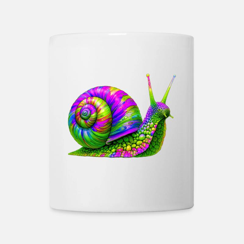 Schnecke - Tasse - Weiß