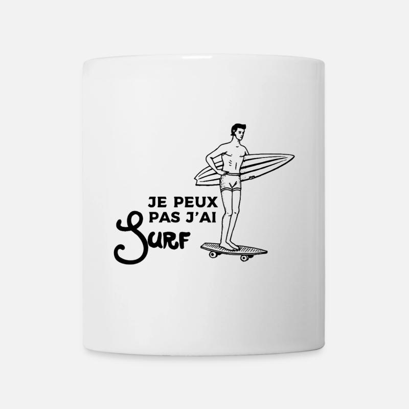 I can't I surfed - Mug - white