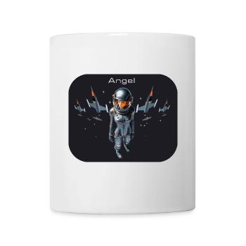 jet fighter angel - Mug - white - Front