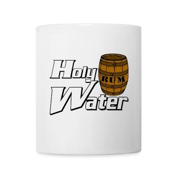 Tonneau de rhum à l’eau bénite - Mug blanc - blanc - Devant