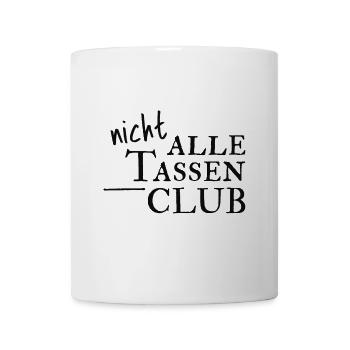 Nicht alle Tassen im Schrank Club! Links & Grün - Tasse - Weiß - Vorne