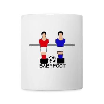 Tischfußball - Tasse - Weiß - Vorne