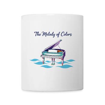 The Melody of Colors - Mug blanc - blanc - Devant