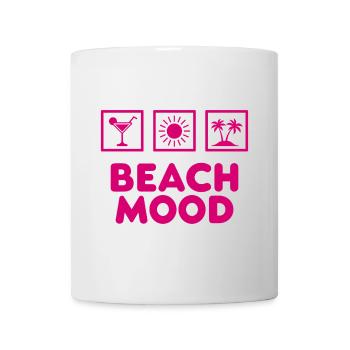 Beach Mood Sommer Sonne Meer Cocktail - Tasse - Weiß - Vorne