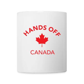 HANDS OFF CANADA - Tasse - Weiß - Vorne