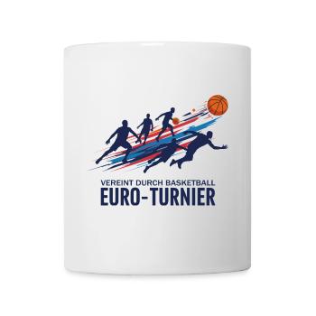 Tournoi de basket-ball - Mug blanc - blanc - Devant