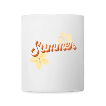 Summer Vibes – Blumenliebe & Sonnenschein - Tasse - Weiß - Vorne