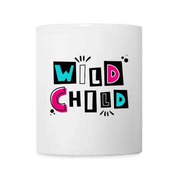 Wild Child - Designed for little whirlwinds - Mug - white - Front